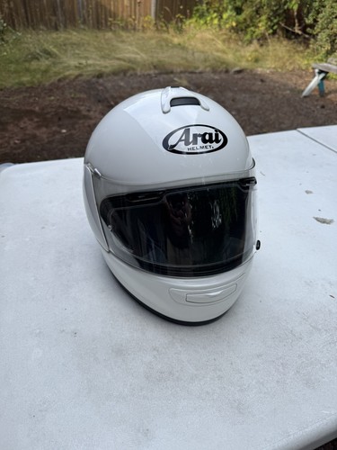 Arai helmet white vector - helmet, 2