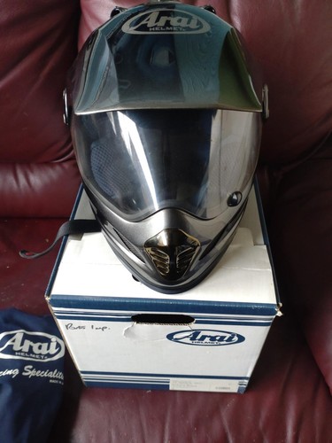 Arai motorad black helmet - arai,